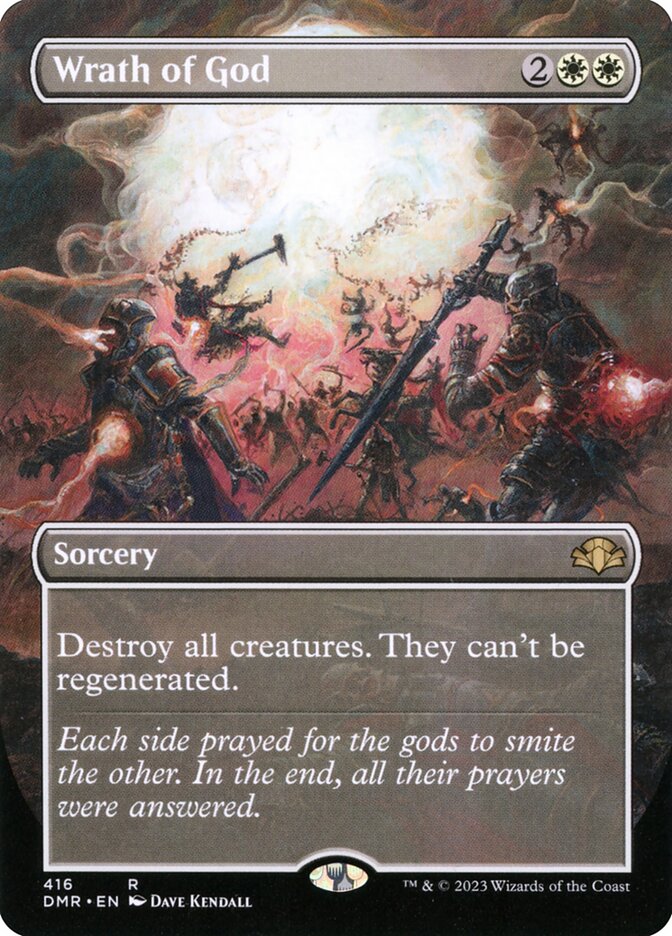 Wrath of God card front