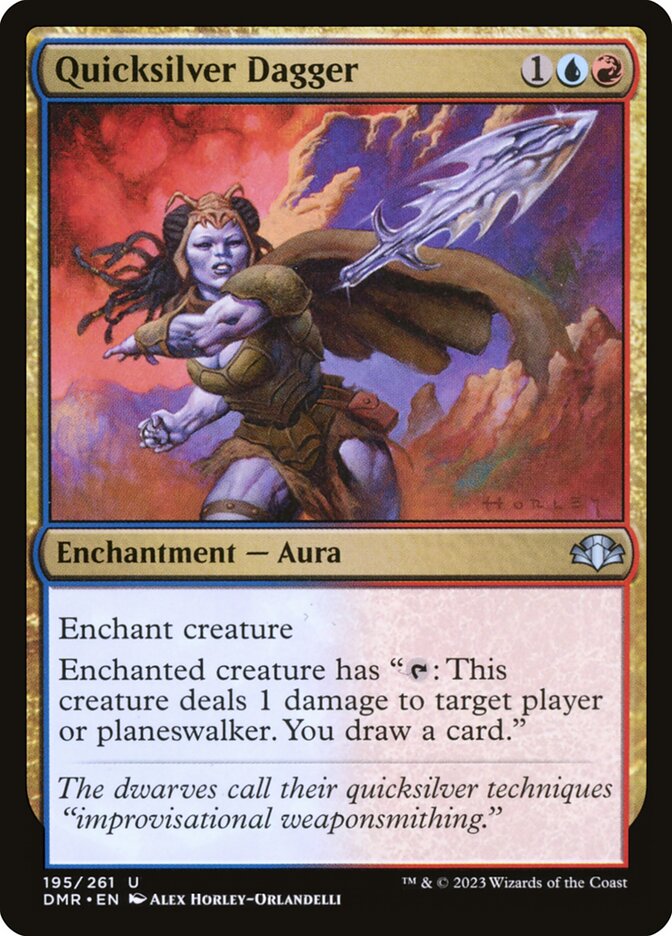 Quicksilver Dagger card front