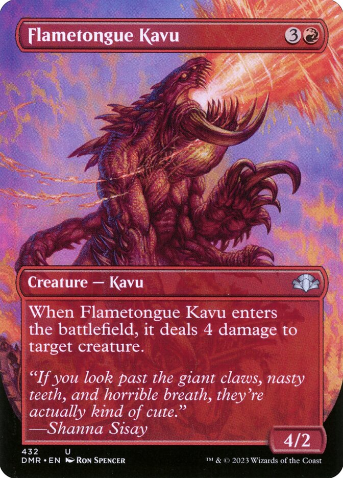 Flametongue Kavu card front