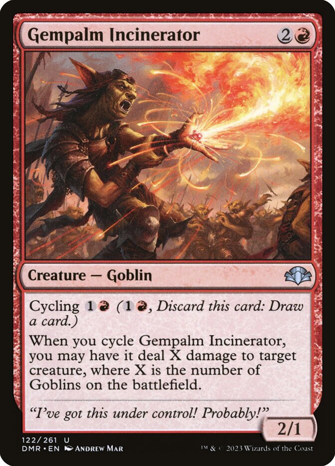 Gempalm Incinerator card front