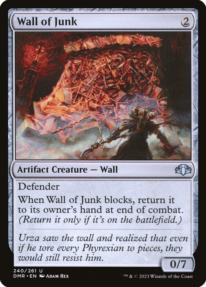 Wall of Junk card front