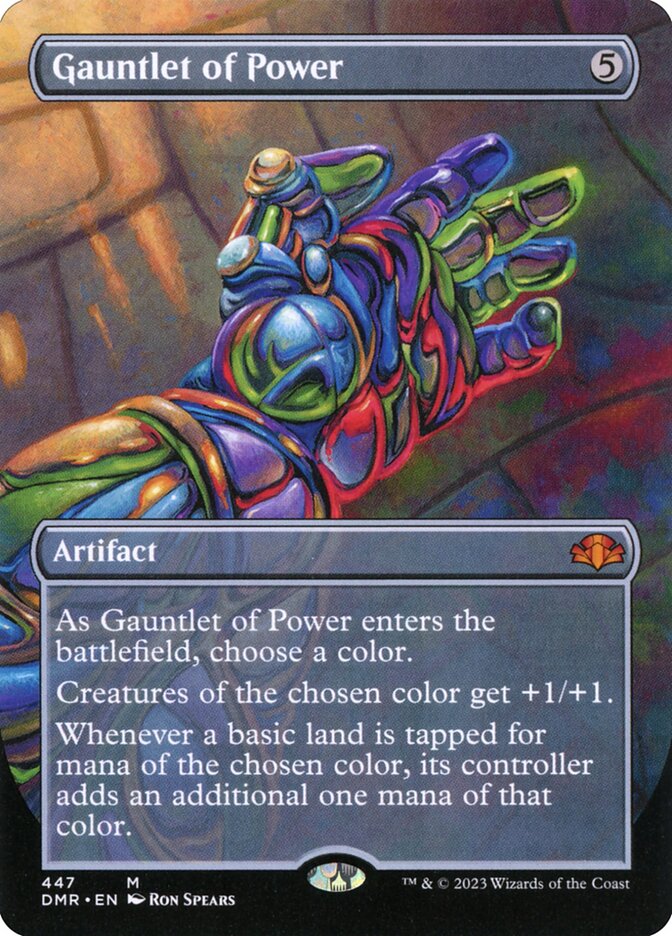 Gauntlet of Power card front