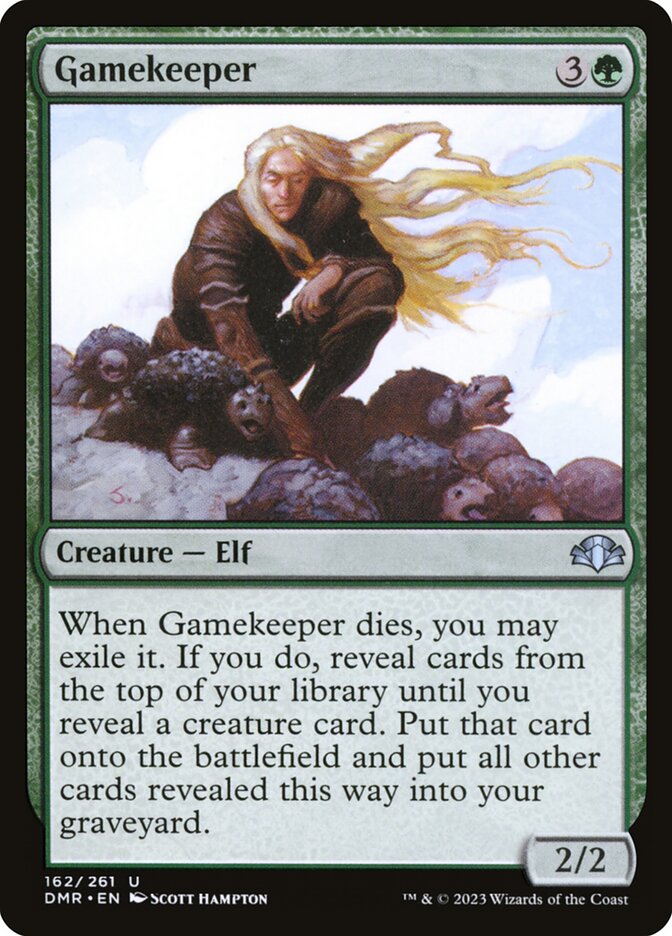 Gamekeeper card front
