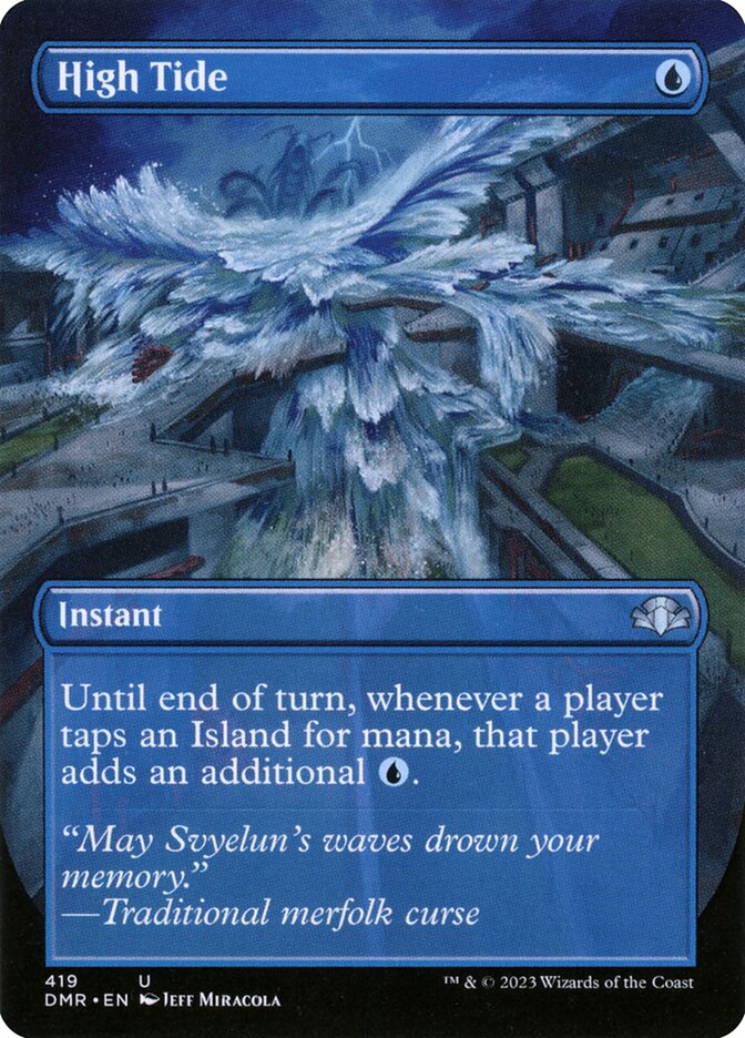 High Tide card front