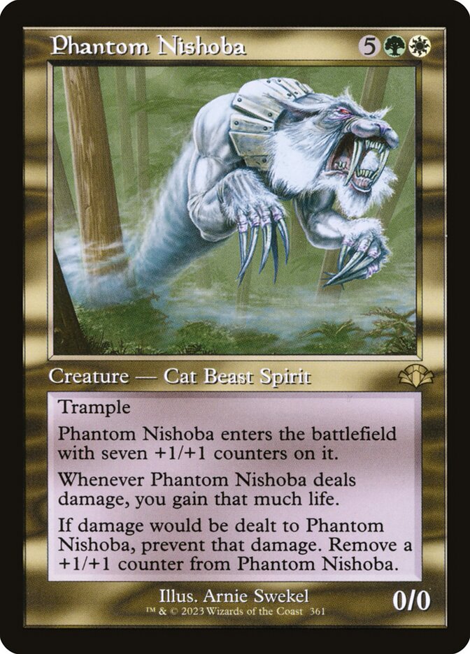 Phantom Nishoba card front