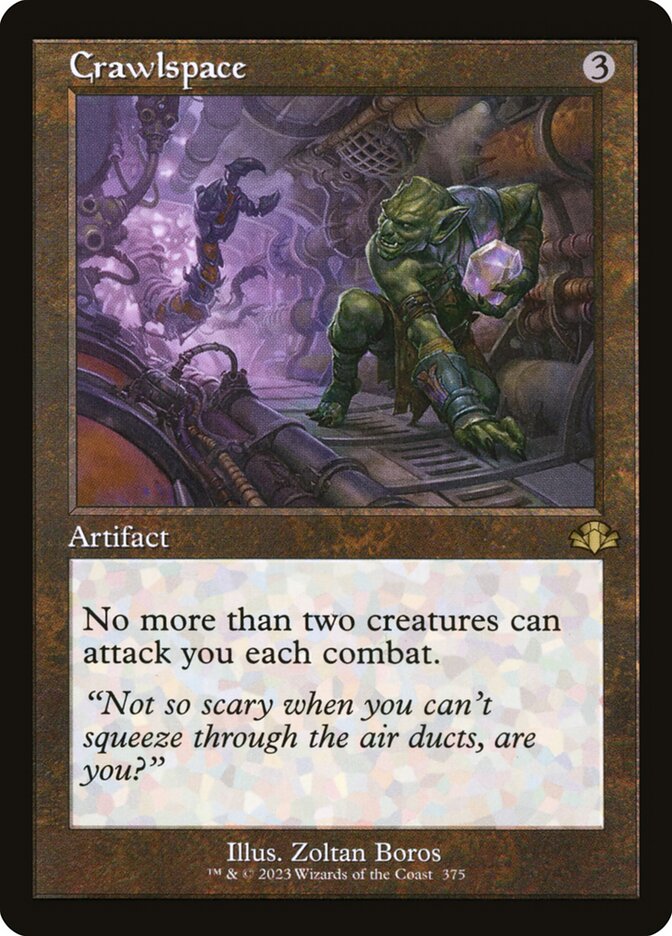 Crawlspace card front