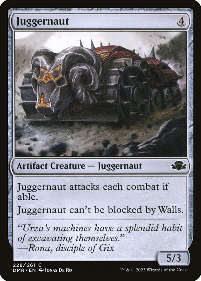 Juggernaut card front