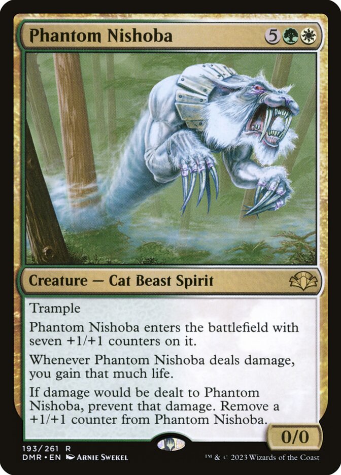 Phantom Nishoba card front
