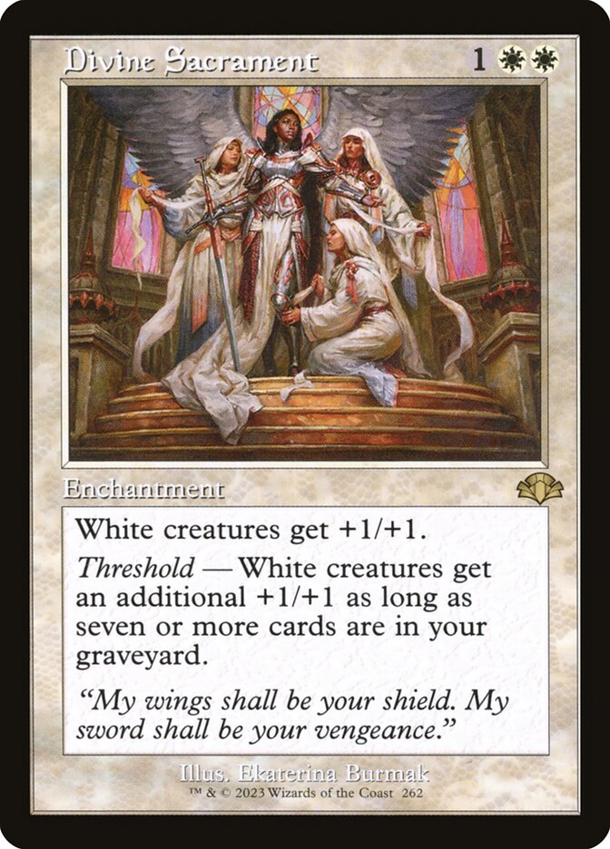Divine Sacrament card front