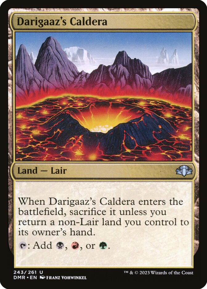 Darigaaz's Caldera card front
