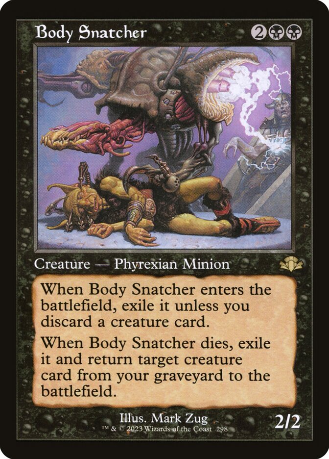 Body Snatcher card front