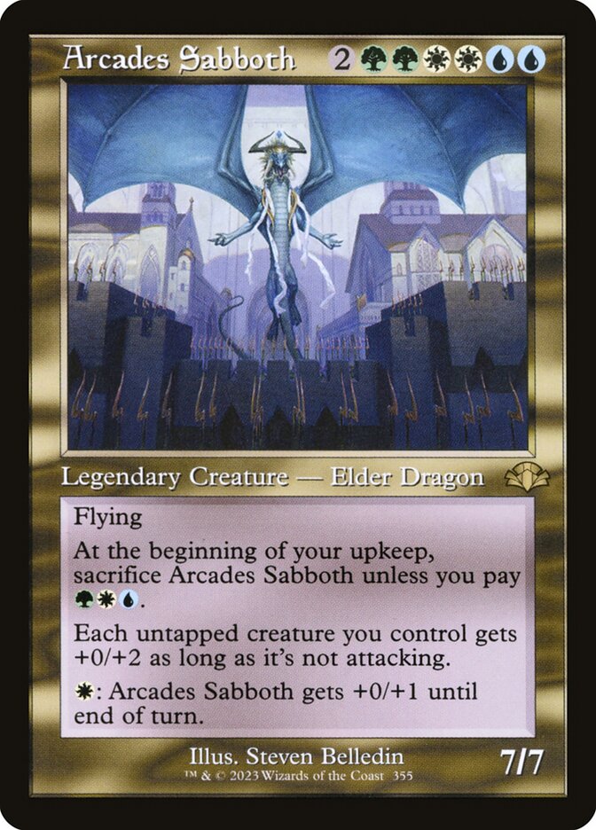 Arcades Sabboth card front