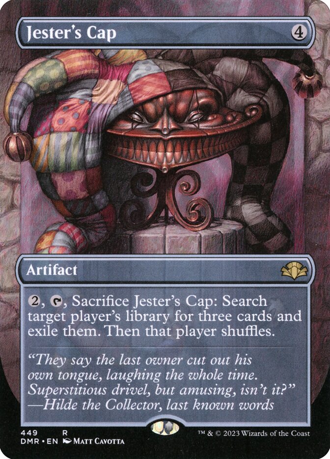 Jester's Cap card front
