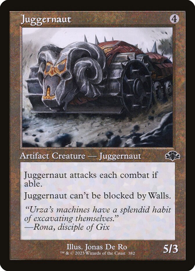 Juggernaut card front