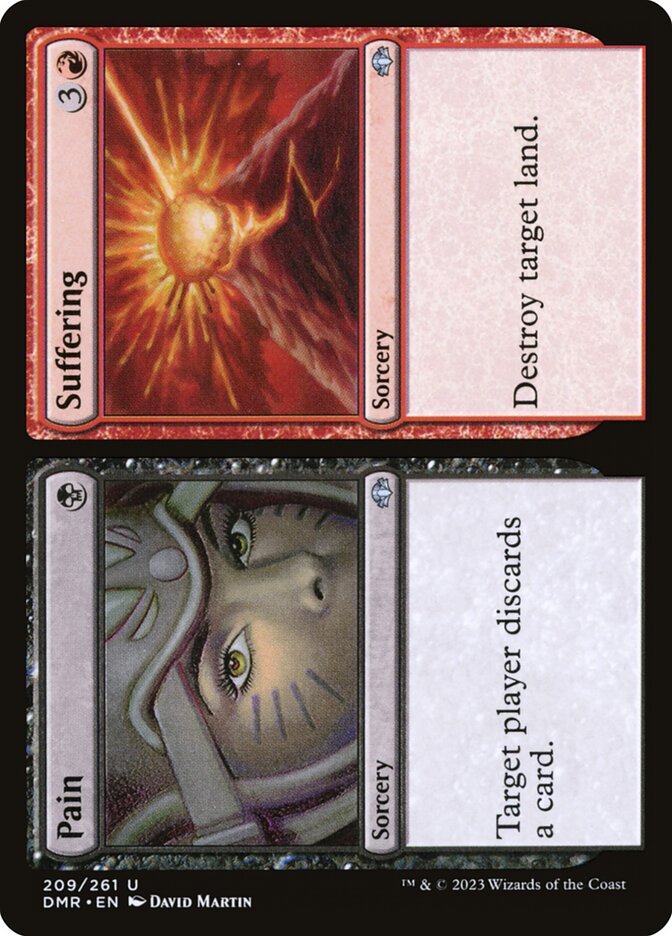 Pain card front