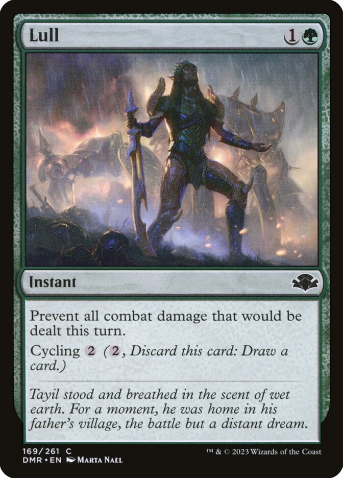 Lull card front