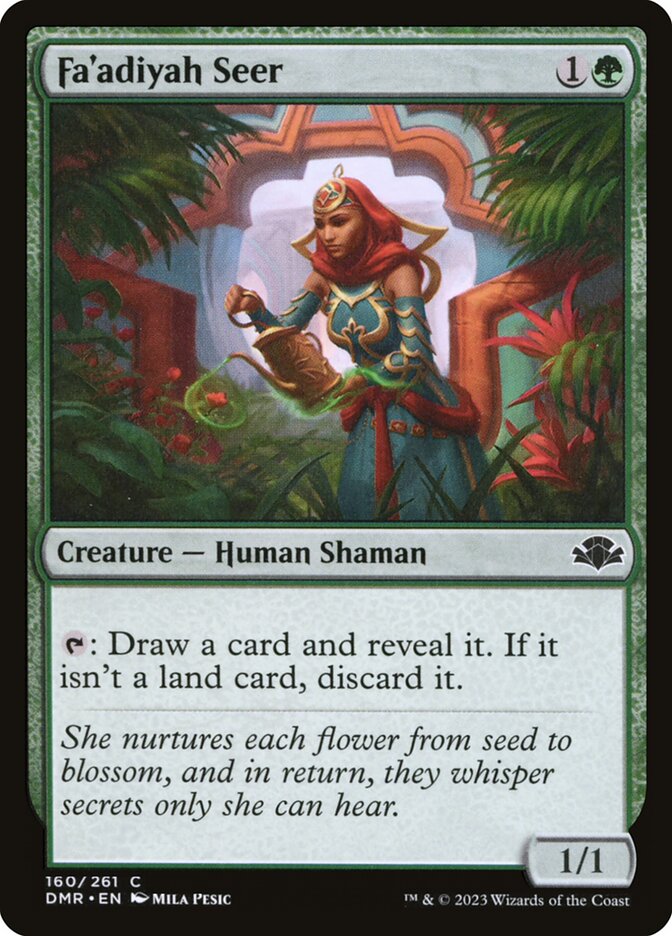 Fa'adiyah Seer card front