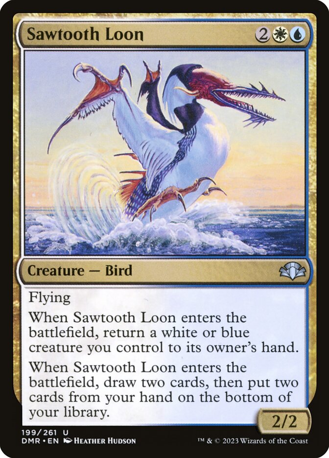 Sawtooth Loon card front