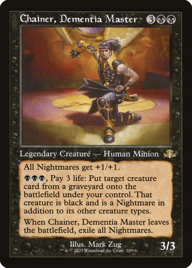 Chainer, Dementia Master card front