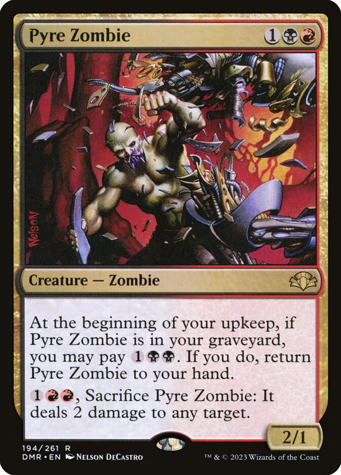Pyre Zombie card front