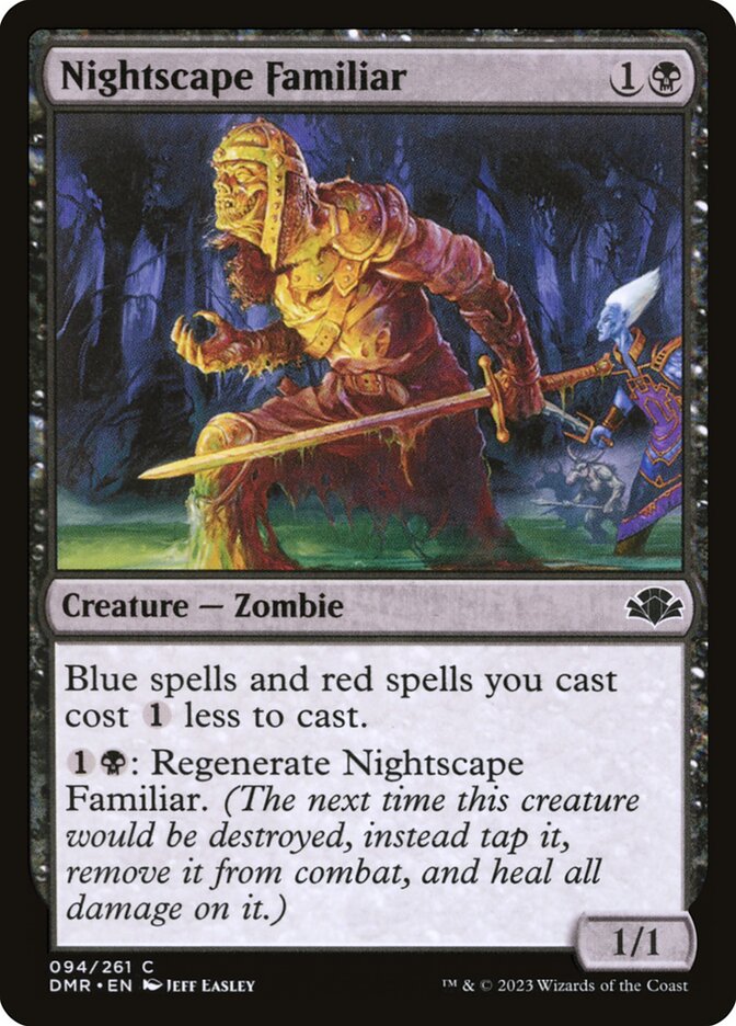 Nightscape Familiar card front
