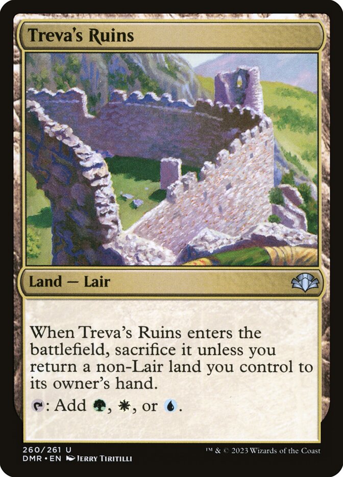 Treva's Ruins card front