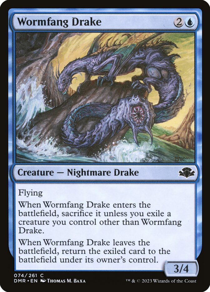 Wormfang Drake card front