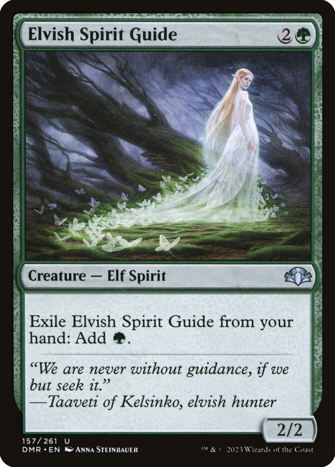Elvish Spirit Guide card front
