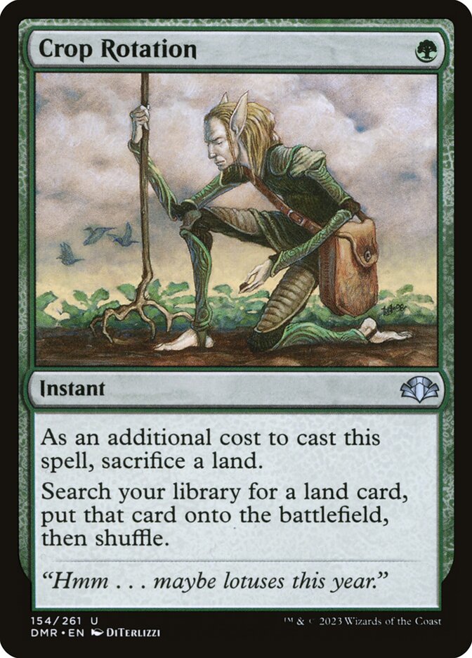 Crop Rotation card front