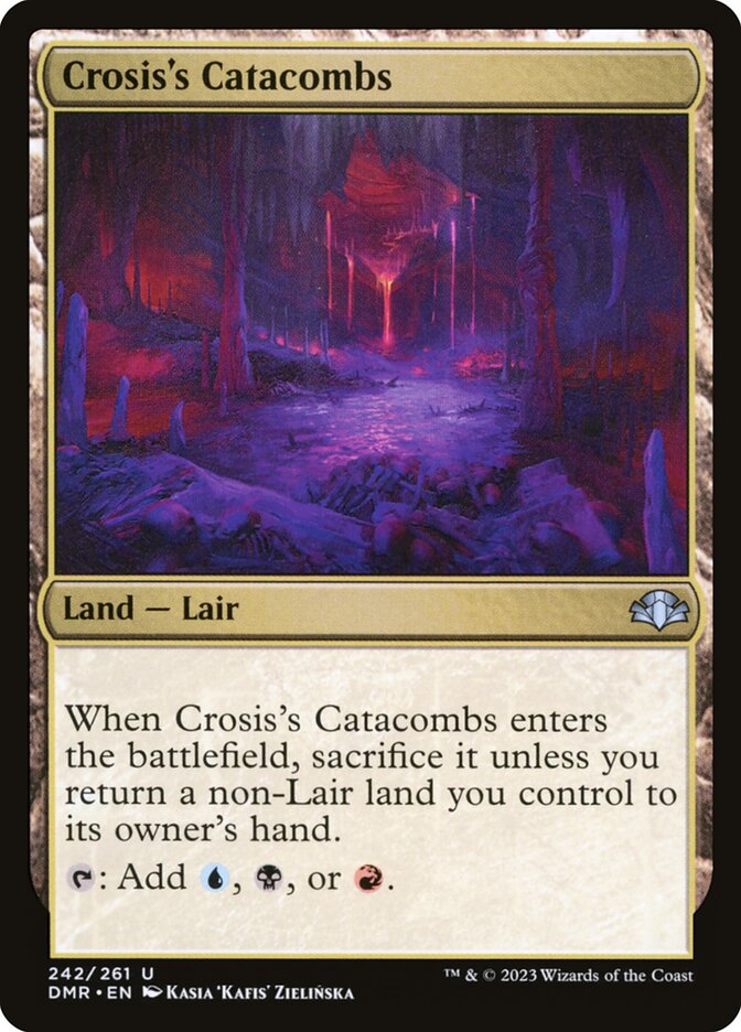 Crosis's Catacombs card front