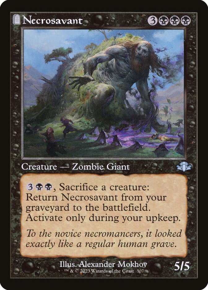 Necrosavant card front