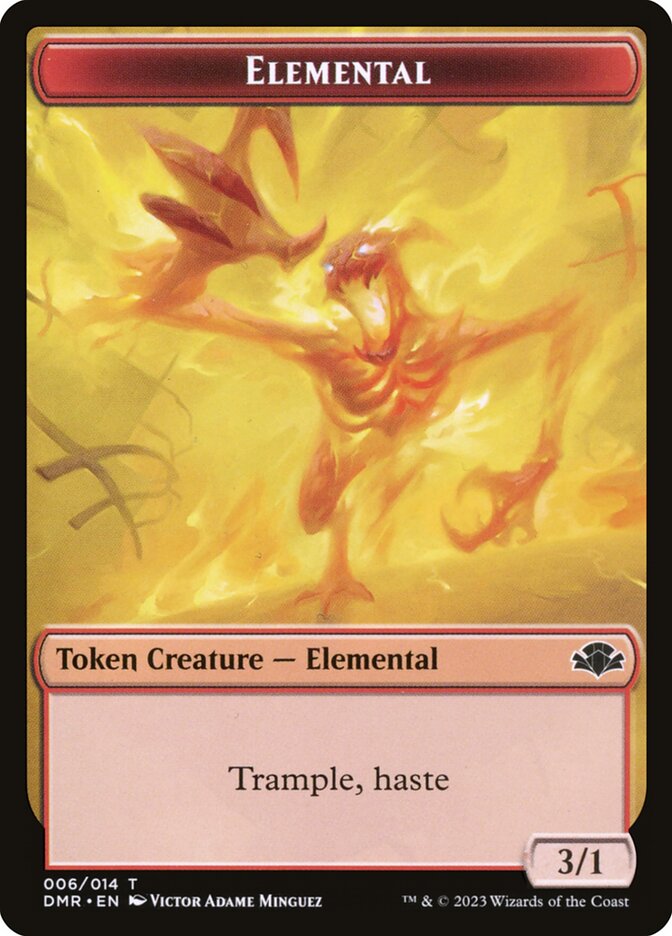 Elemental card front