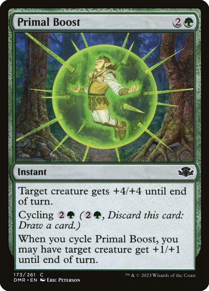 Primal Boost card front