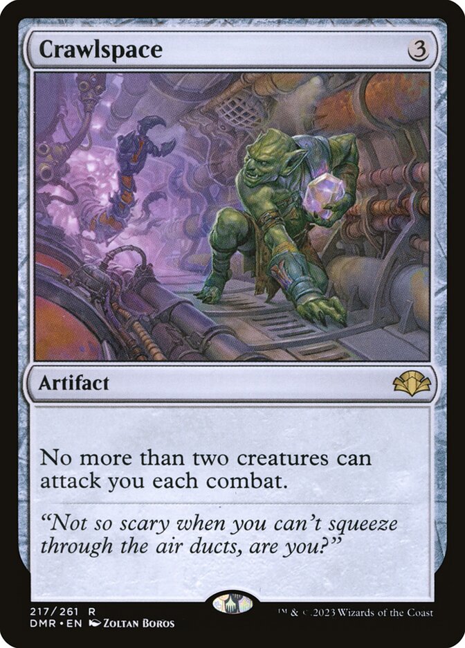 Crawlspace card front
