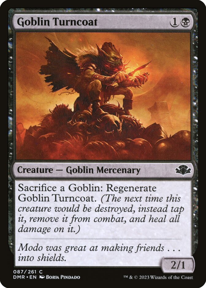 Goblin Turncoat card front