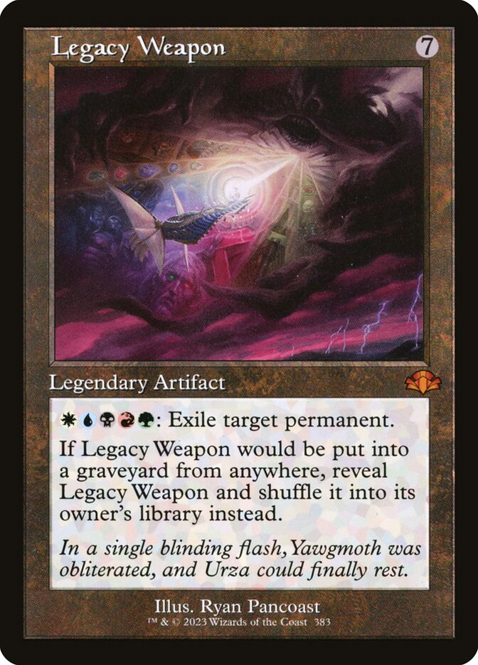 Legacy Weapon card front