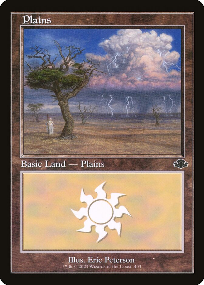 Plains card front