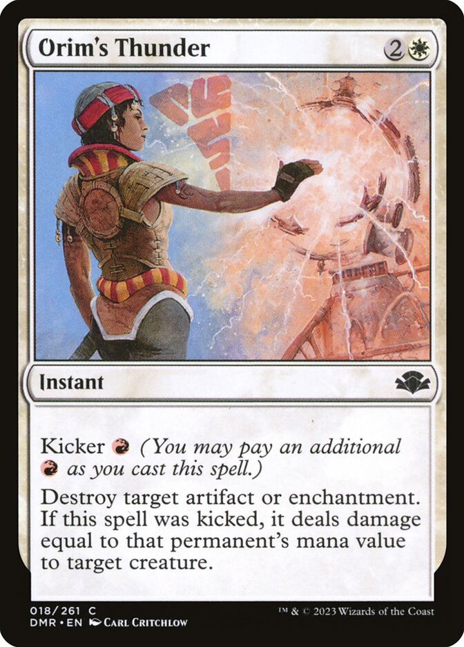 Orim's Thunder card front