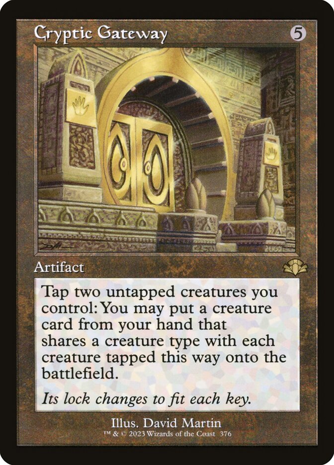 Cryptic Gateway card front