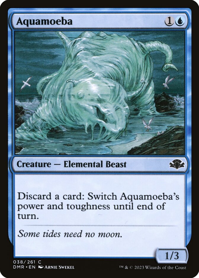 Aquamoeba card front