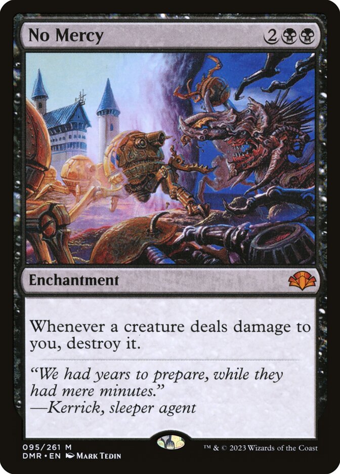 No Mercy card front