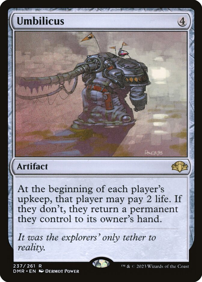 Umbilicus card front