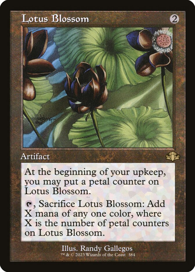 Lotus Blossom card front