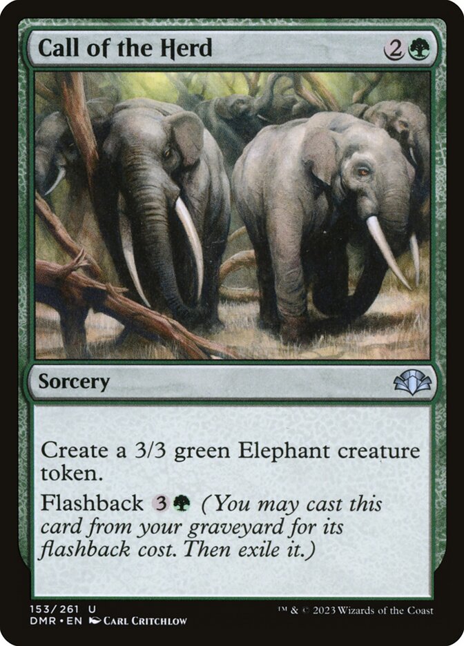 Call of the Herd card front