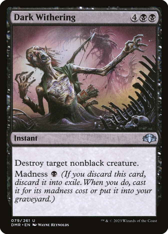 Dark Withering card front