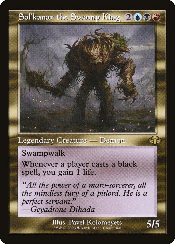 Sol'kanar the Swamp King card front