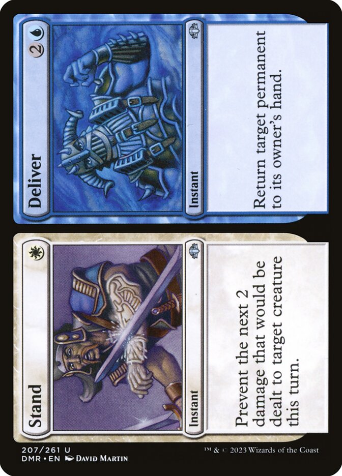Stand card front
