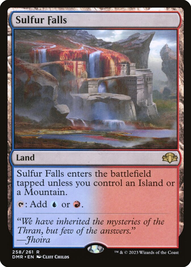 Sulfur Falls card front