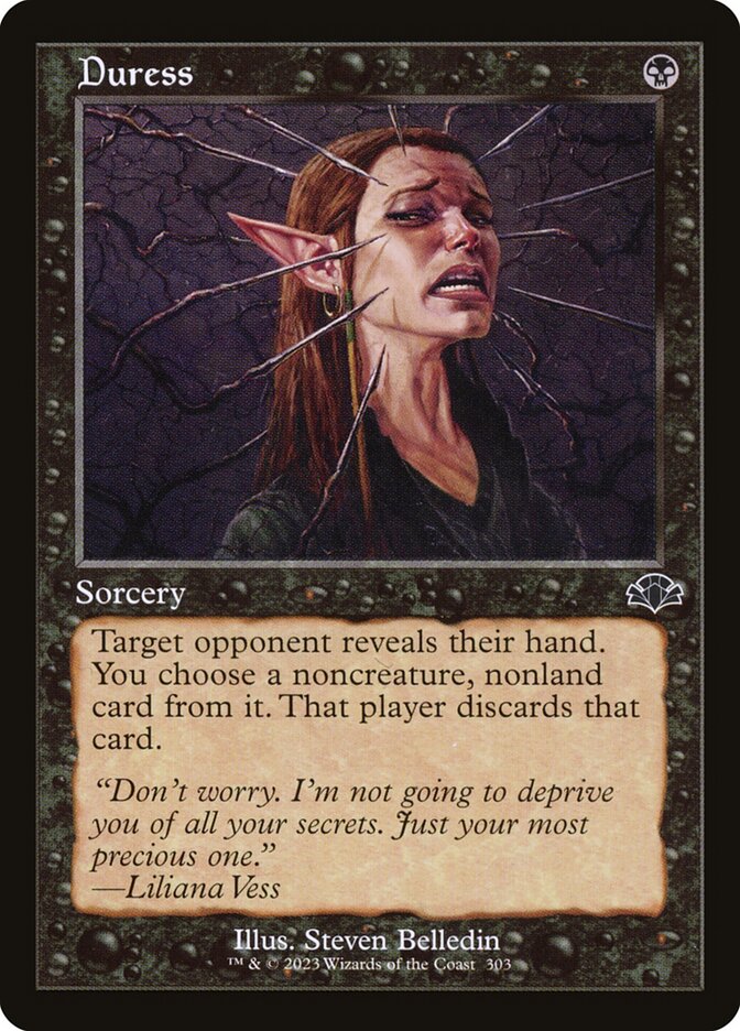 Duress card front