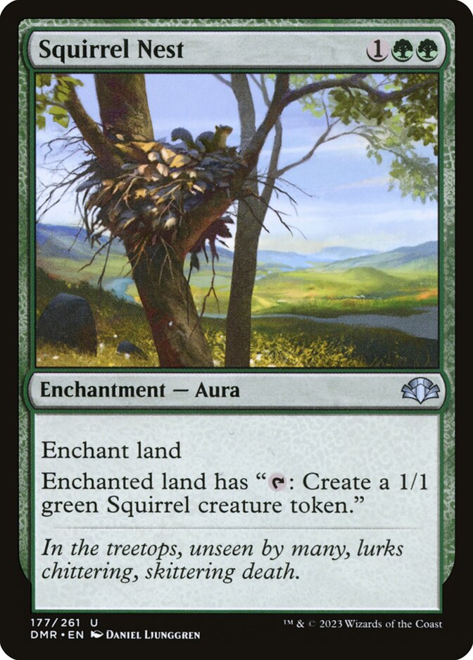 Squirrel Nest card front